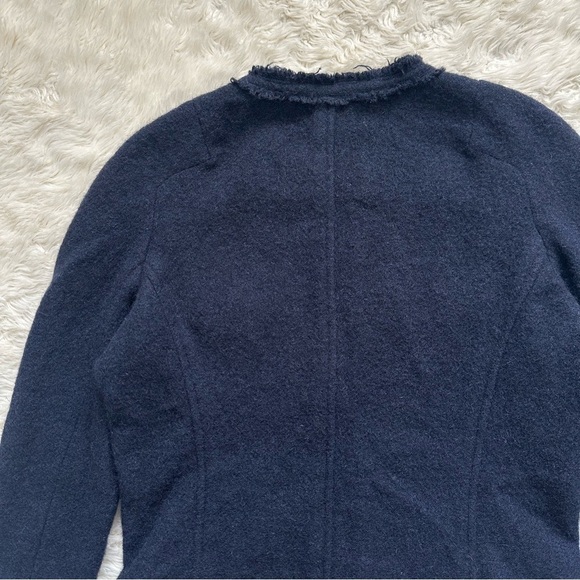 Isabel Marant Étoile Nelly Jacket Wool Blend Midnight Navy Sz 36 / 4 - Picture 8 of 15